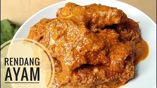 Resep rendang ayam [upl. by Adnema]