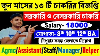 Tripura New Jobs  All Tripura Vacancy  Govt amp Private job news  Tripura job news  today [upl. by Nylimaj859]