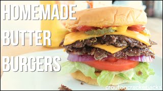 Homemade ButterBurgers The Culvers Way  Butter Burger Deluxe Recipe [upl. by Wain905]