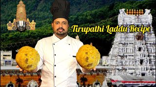 Tirupati Laddu  திருப்பதி லட்டு  Tirupati Laddu Recipe In Tamil  Sweet Recipes In Tamil [upl. by Oremor53]