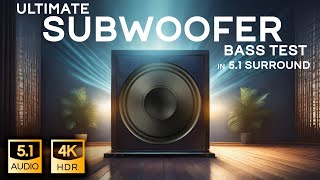 THX Ultimate Subwoofer Test in 51 Dolby Surround Sound 4K HDR [upl. by Clarisse]