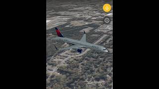 Delta Airlines Touching ground at HartsfieldJackson International Airport Atlanta Georgia [upl. by Immac463]