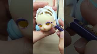 BJD Doll Repaint Tutorial Custom OOAK UF Doll bjdfaceup kikagoods unboxing dollrepaint ooakdoll [upl. by Dela362]