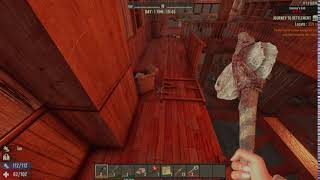 7 Days to die  Console edition yes this game scares me [upl. by Ahseei]