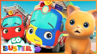 NEW The Kitten Emergency  Go Buster  Bus Cartoons amp Kids Stories [upl. by Wallache]