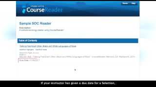 Getting Started with CourseReader [upl. by Orella655]