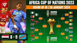 🟢 Egypt vs DR Congo  Africa Cup of Nations 2023 Round of 16 Results as of January 28 [upl. by Alejandra218]