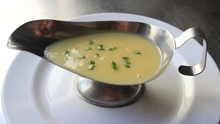 How to Make a Butter Sauce  Beurre Blanc  French Butter Sauce Recipe [upl. by Yedok]