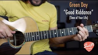 Green Day  Good Riddance Time of your life guitar lesson [upl. by Mabel]