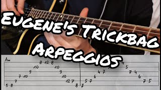 Eugenes Trickbag Arpeggios Exercise Free Guitar Tab Lesson Tutorial Crossroads Movie [upl. by Shipp]