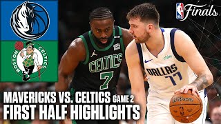 NBA Finals HALFTIME HIGHLIGHTS Dallas Mavericks vs Boston Celtics Game 2  NBA on ESPN [upl. by Garrek173]