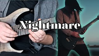 Polaris  Nightmare  Guitar Cover WITH RYANS LEADS [upl. by Oilla]