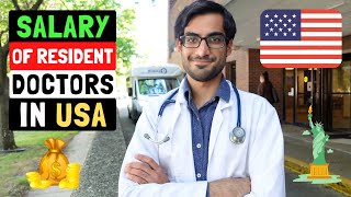 How Much Money Doctors Make in USA During Residency  My Salary Work Life Balance amp Benefits [upl. by Erine307]