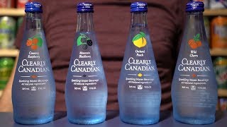 CTC Review 161  Clearly Canadian Raspberry vs Blackberry vs Peach vs Cherry [upl. by Eciralc]