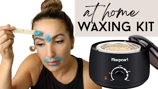 DIY at home WAX KIT by MaxPearl  ONLY 25 Quick and easy hair removal anywhere on your body [upl. by Yelwah]