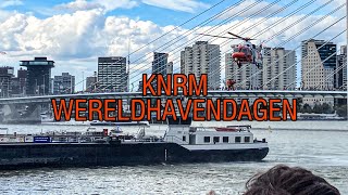 The KNRM in action at Wereldhavendagen Rotterdam 2024 [upl. by Geier794]