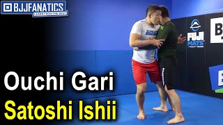 BJJ Techniques Ouchi Gari by Satoshi Ishii [upl. by Eivi976]