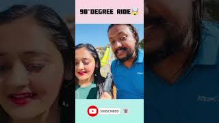 bindass kavya in 90° water park ride 😱 dangerous  shorts bindasskavya [upl. by Nihi]