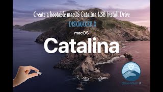 How To Create a bootable macOS Catalina USB Install Drive  Using DiskMaker X [upl. by Sulrac]