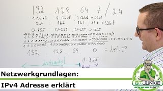 IPv4 Adresse einfach erklärt ip und Subnetzmaske erklärt [upl. by Airam]