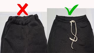 aprende coser correctamente elástico en pantalón y en short [upl. by Neeka243]