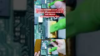 فك كيبل الشاشة monitor nintendo Switch Replacement USBC AND BUILD PINconnectingwires [upl. by Ecirtram]