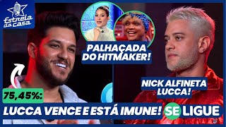 Estrela da Casa  Lucca vence e está imune Nick alfineta Lucca Palhaçada no Hitmaker  Ao Vivo [upl. by Eanar685]