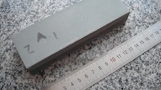 Silicon carbide  carborundum sharpening stone made by ZAI  Berkovitsa [upl. by Warrick528]