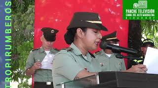 GRADUACION DE LAS PRIMERAS PATRULLERAS DEL CURSO 003 DESDE LA ESGON ESPINAL TOLIMA 10 DE JULIO [upl. by Fina]