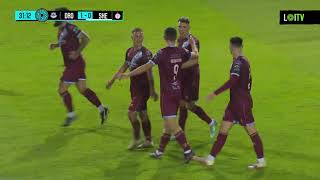 HIGHLIGHTS  Drogheda United 24 Shelbourne  League of Ireland Premier Division [upl. by Etnoled]