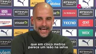 Pep Guardiola compara Sérgio Agüero com Romário [upl. by Janeta]