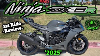 2025 Kawasaki Ninja ZX6R Ride amp Review  See Why its so Wicked Fast [upl. by Zeph488]