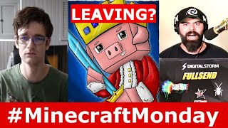 Technoblade is LEAVING Minecraft Monday Keem amp a6d FIGHT  Dream BBH Ewok [upl. by Anaerol]