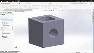 Tutoriel solidworks pour débutant partie N° 1 [upl. by Adoree]