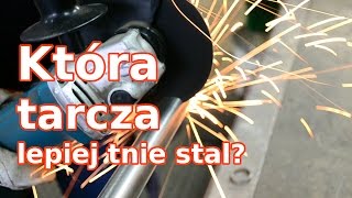 Test wydajności – Cięcie stali – ziarno Cubitron II vs elektrokorund zwykły [upl. by Barbie820]