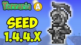 Terraria how to get Hoplite Statue FAST NEW SEED for 1449 [upl. by Niamrej]