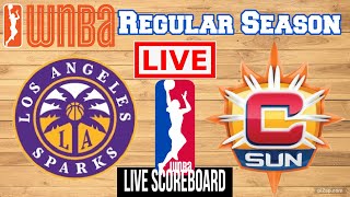 Live Los Angeles Sparks Vs Connecticut Sun  WNBA  Live Scoreboard  Play By Play [upl. by Ennovahc790]