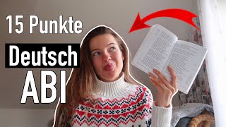 15 PUNKTE im DEUTSCH ABI  So gehts last Minute Abitur Tipps [upl. by Capwell]