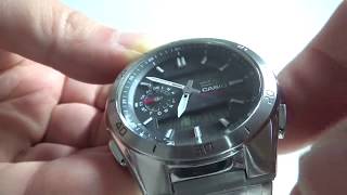 Casio WVAM650D1AJF Wave Ceptor Mens Analogue Digital WVAM650D1A [upl. by Ierdna29]