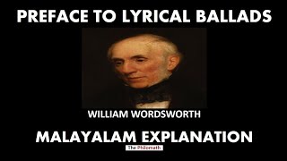 Preface To Lyrical Ballads Summary In Malayalam [upl. by Atekahs]