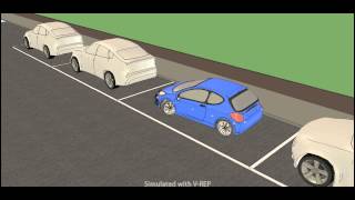 Automated parking simulation 2 Parallel Parking [upl. by Janis]