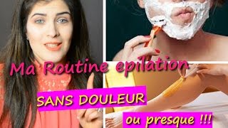 Ma Routine Epilation sans douleur  Astuces efficace à 100   CIRE ROLL ON FILS [upl. by Artima]