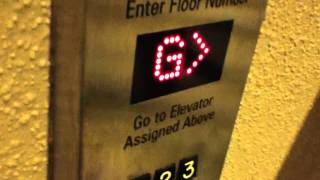 New York NY Westinghouse Traction Elevators Schindler Mods  Marriott Marquis 1015pm Run [upl. by Regan]