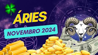 ÁRIES ♈️ Novembro 2024  PROFISSIONAL E FINANCEIRO♈️💖💖 Horóscopo [upl. by Ritchie]