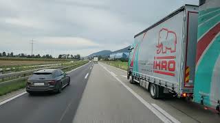 DAF XF530 Fahrt Schaffhausen nach Steffisburg BE  Ausfahrt Schöftland bis Ausfahrt Wangen a d Aar [upl. by Clement]