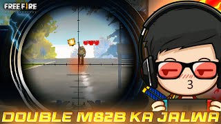 PLAYING LIKE HACKER WITH DOUBLE M82B ☠️😱  M82B KA TABAHI IN NEXTERAA 🔥🔥  FREE FIRE INDIA 🇮🇳 [upl. by Aloz]