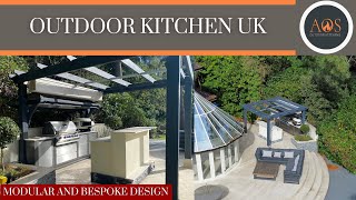 OUTDOOR KITCHEN UK BESPOKE AND MODULAR DESIGN  NAPOLEON OASIS KITCHEN amp BBQ  GOZNEY DOME  POOLE [upl. by Alain]