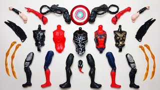 MERAKIT MAINAN VENOM VS SPIDERMAN AND THOR  SUPERHERO TOYS [upl. by Kiehl846]