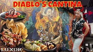 Diablos Cantina at Luxor Las Vegas  Mexican Food on the Strip [upl. by Zeeba]