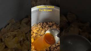 Yakhni for Chikan Biryani  Shahid Biryani Lucknow  biryani chickenbiryani lucknowfood shorts [upl. by Yeslek181]